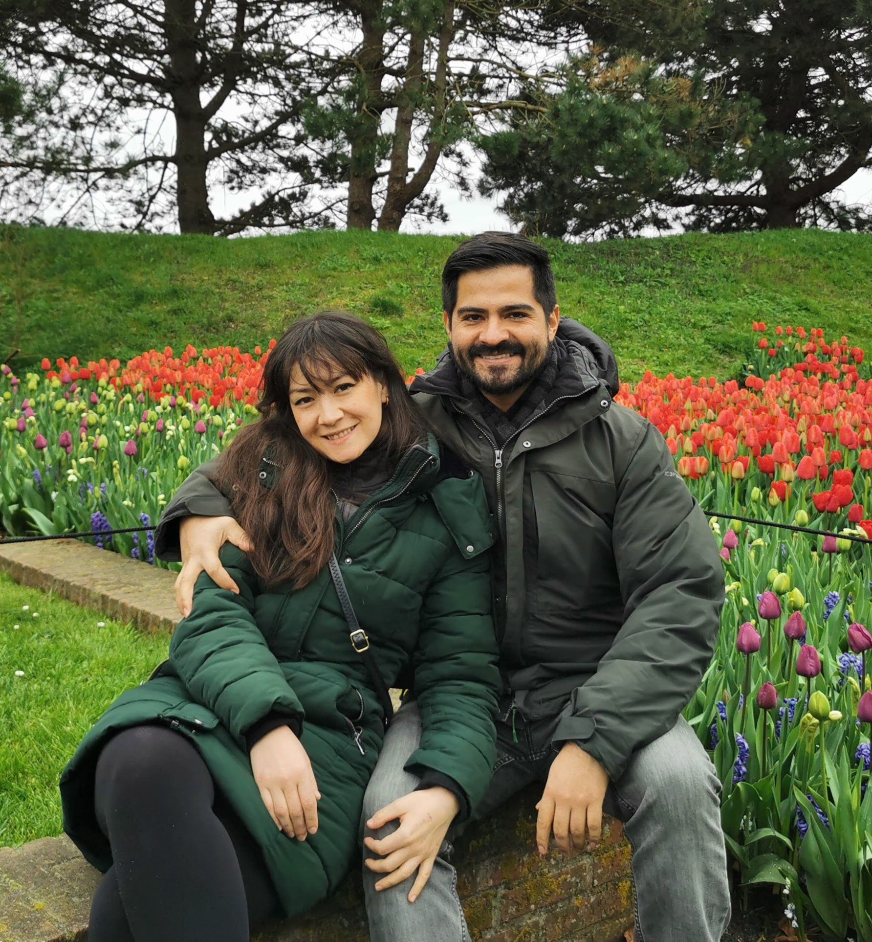 Foto de Ale y Juan en Keukenhof